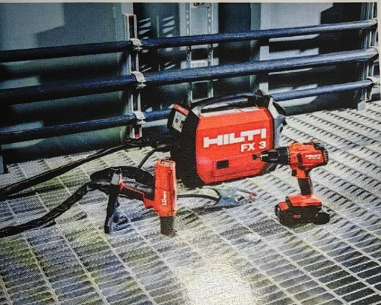 Hilti 的 FX3-A 无线螺柱融接锁紧工具简化焊接钢的固定作业